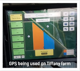 GPS in tractor