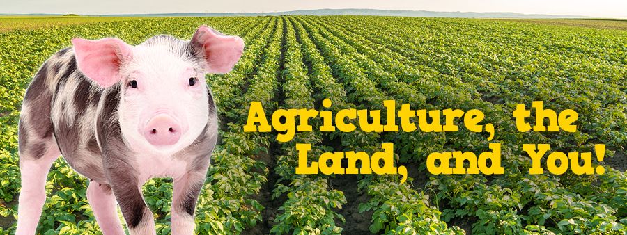 agriculture, the land, and you header