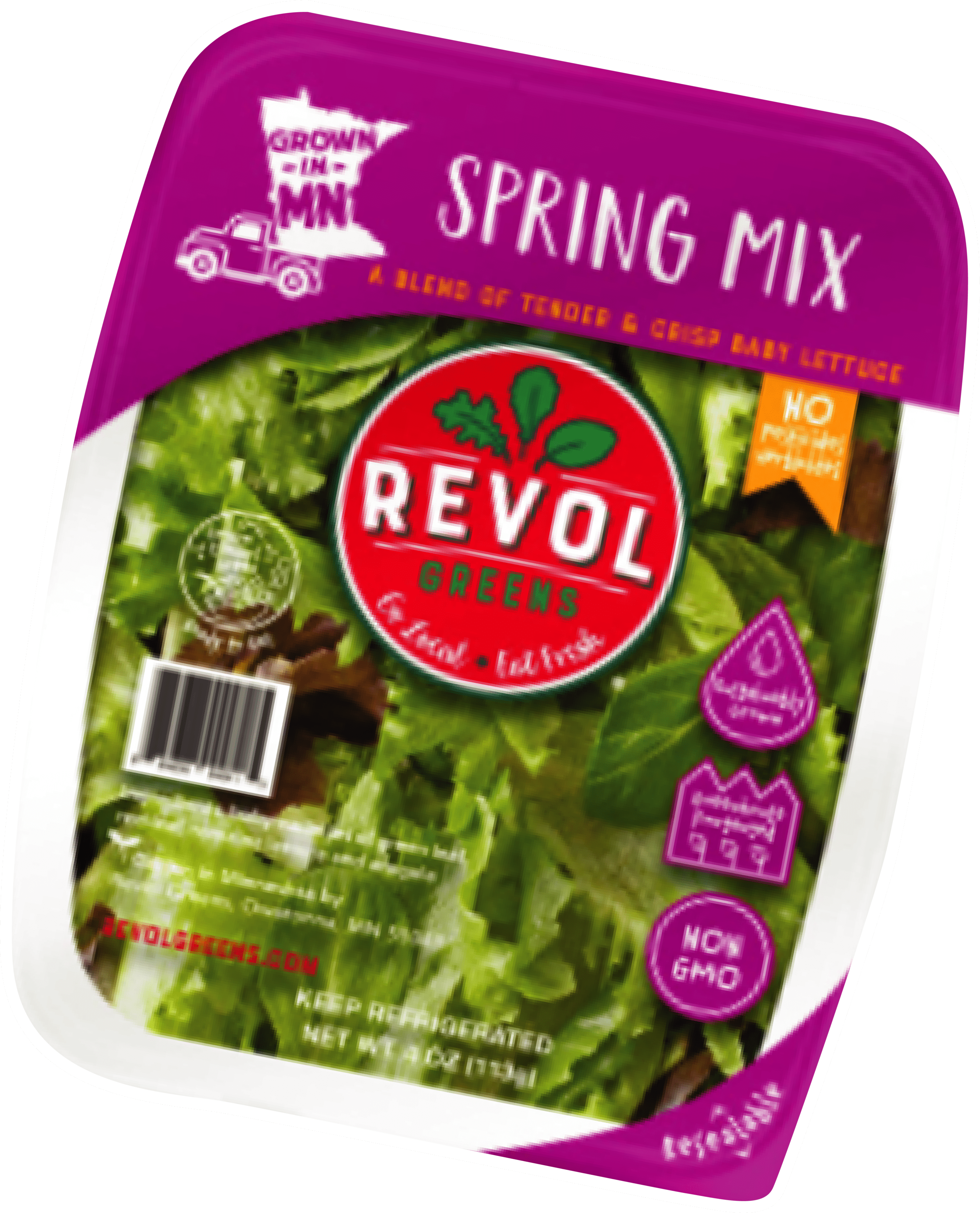 Revol Greens Spring Mix Packaging