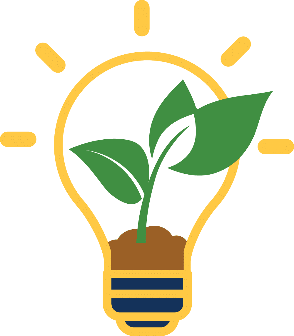growing minds conference light bulb logo