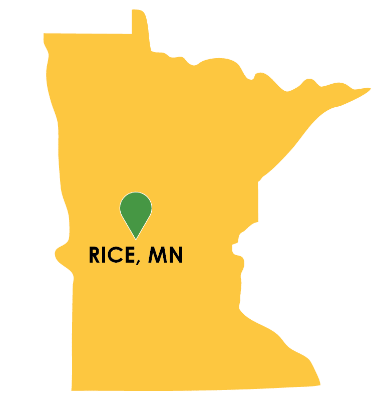 rice, mn map