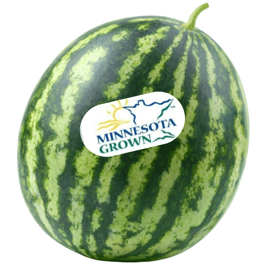 watermelon with minnesota grown logo