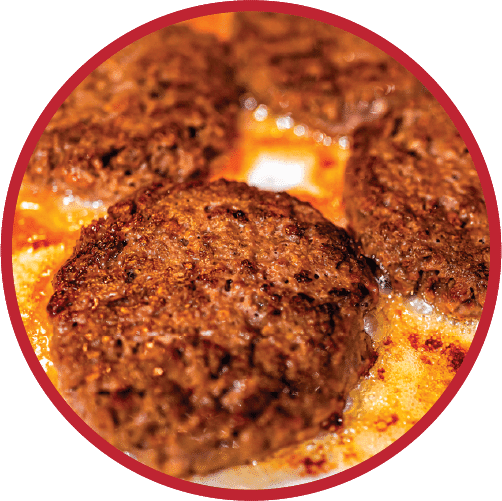 Closeup of Impossible Meat