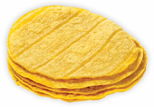 Stack of Round Tortillas